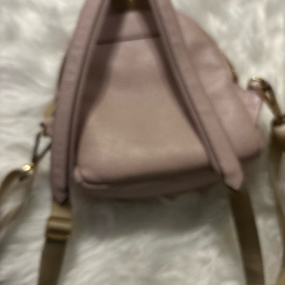 Michael Kors Blush Leather Backpack - Picture 4 of 11